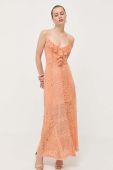 Сукня Guess колір помаранчевий maxi пряма (3381849)