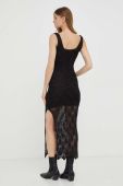Сукня Guess колір чорний maxi пряма (3451235)