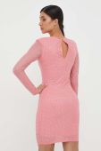 Сукня Guess колір рожевий mini облягаюча (3410143)