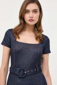 Сукня Guess колір синій mini облягаюча (3316683)