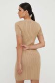 Сукня Guess колір бежевий mini облягаюча (3416345)