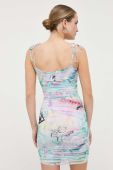 Сукня Guess Guess x Banksy mini облягаюча колір барвистий