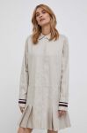 Сукня Tommy Hilfiger колір бежевий mini розкльошена (3316695)