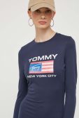 Сукня Tommy Jeans колір синій mini облягаюча (3376916)