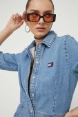 Джинсова сукня Tommy Jeans mini пряма колір блакитний (3366583)