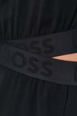 Сукня BOSS колір чорний midi розкльошена (3474684)