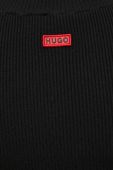 Сукня HUGO колір чорний maxi облягаюча (3370151)