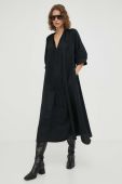 Бавовняна сукня Samsoe Samsoe колір чорний midi oversize (3379738)