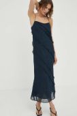 Сукня Samsoe Samsoe колір синій maxi пряма (3299472)