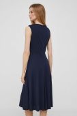 Сукня Lauren Ralph Lauren колір синій midi розкльошена (3322416)