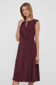 Сукня Lauren Ralph Lauren колір бордовий mini розкльошена (3342641)