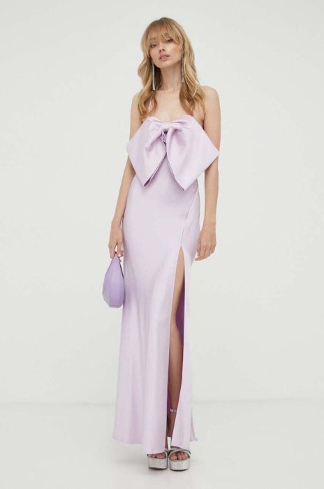 Сукня Pinko колір рожевий maxi пряма