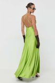 Сукня Pinko колір зелений maxi розкльошена (3443336)