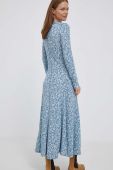 Бавовняна сукня Polo Ralph Lauren maxi розкльошена колір барвистий