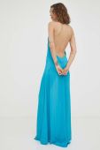 Сукня Herskind колір бірюзовий maxi розкльошена