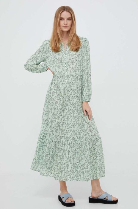 Сукня Pepe Jeans колір зелений maxi oversize