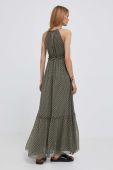 Сукня Pepe Jeans колір зелений maxi розкльошена