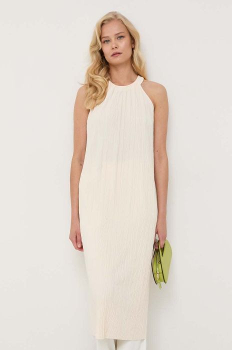 Сукня Max Mara Leisure колір бежевий mini пряма