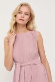 Сукня Max Mara Leisure колір рожевий midi пряма (3410327)