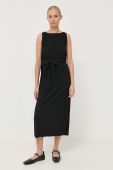Сукня Max Mara Leisure колір чорний midi пряма (3410326)