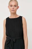 Сукня Max Mara Leisure колір чорний midi пряма (3410326)
