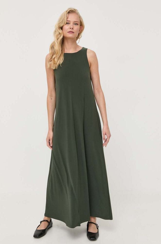 Сукня Max Mara Leisure колір зелений maxi пряма