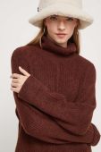 Сукня Roxy колір коричневий mini oversize