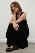 Сукня By Malene Birger Lilo колір чорний maxi розкльошена