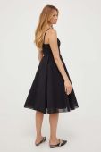 Сукня MAX&Co. колір чорний mini розкльошена (3459495)