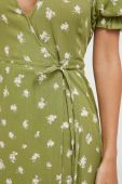 Сукня Billabong колір зелений mini розкльошена (3395148)