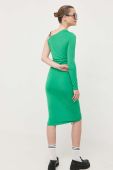 Сукня Karl Lagerfeld колір зелений mini облягаюча