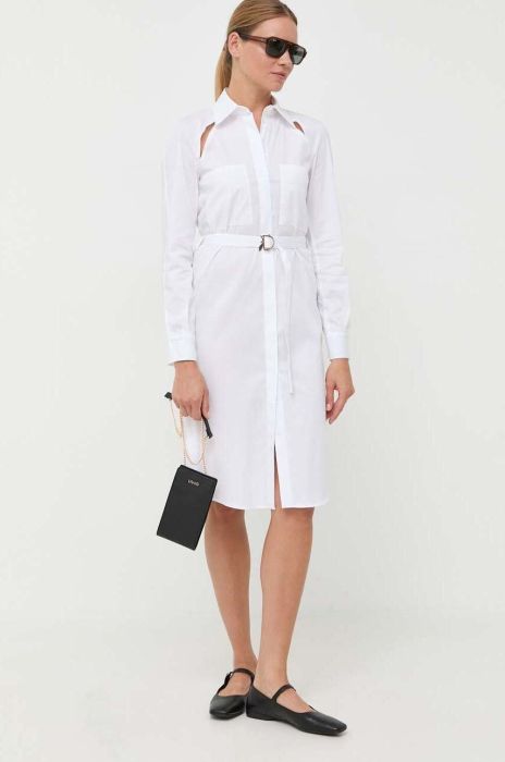 Сукня Patrizia Pepe колір білий mini пряма (3395153)