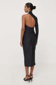 Сукня Patrizia Pepe колір чорний midi облягаюча (3379768)