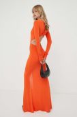 Сукня Patrizia Pepe колір помаранчевий maxi пряма (3430984)