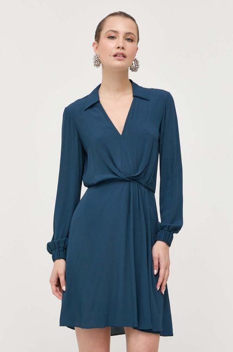 Сукня Patrizia Pepe колір бірюзовий mini розкльошена (3386341)