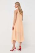 Сукня Patrizia Pepe колір помаранчевий midi розкльошена