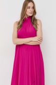 Сукня Patrizia Pepe колір рожевий midi розкльошена (3455058)
