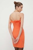 Сукня Patrizia Pepe колір помаранчевий mini облягаюча (3384104)