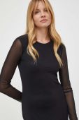 Сукня Patrizia Pepe колір чорний midi облягаюча (3467663)