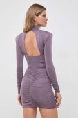 Сукня Elisabetta Franchi колір фіолетовий mini облягаюча (3642339)