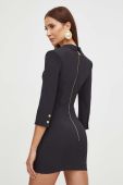 Сукня Elisabetta Franchi колір чорний mini розкльошена (3572120)