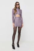 Сукня Elisabetta Franchi колір фіолетовий mini облягаюча (3467667)