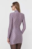 Сукня Elisabetta Franchi колір фіолетовий mini облягаюча (3467667)