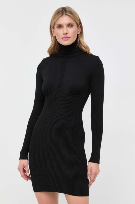Сукня Elisabetta Franchi колір чорний mini облягаюча (3455062)