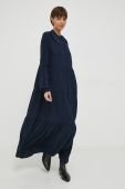 Сукня Pepe Jeans Ingrid колір синій maxi розкльошена
