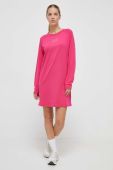 Сукня EA7 Emporio Armani колір рожевий mini пряма