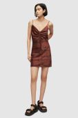 Сукня AllSaints Alexi Sara колір коричневий mini пряма