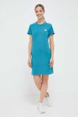 Сукня adidas колір бірюзовий mini облягаюча