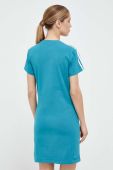 Сукня adidas колір бірюзовий mini облягаюча