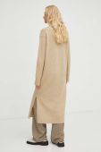 Вовняна сукня Drykorn колір бежевий midi пряма